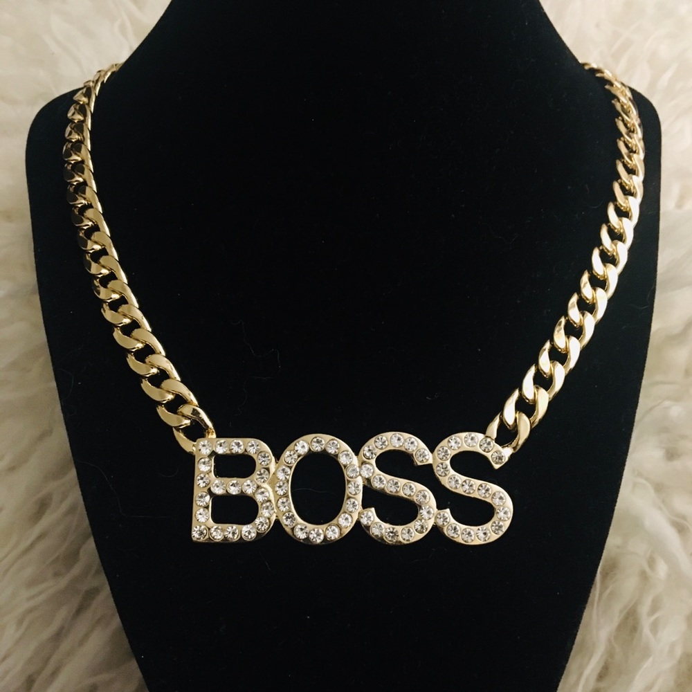 Link Gold Boss Necklace